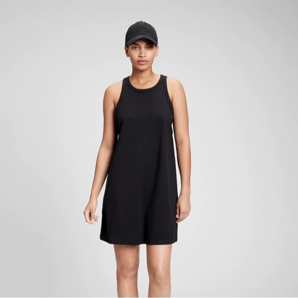 GAP Black Racerback Mini Dress XS